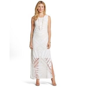 PLUS Chico’s Geometric Renee Maxi Dress